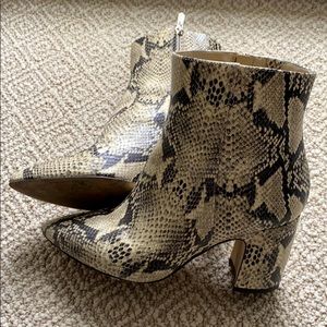 Sam Edelman Snake Booties - Size 9.5